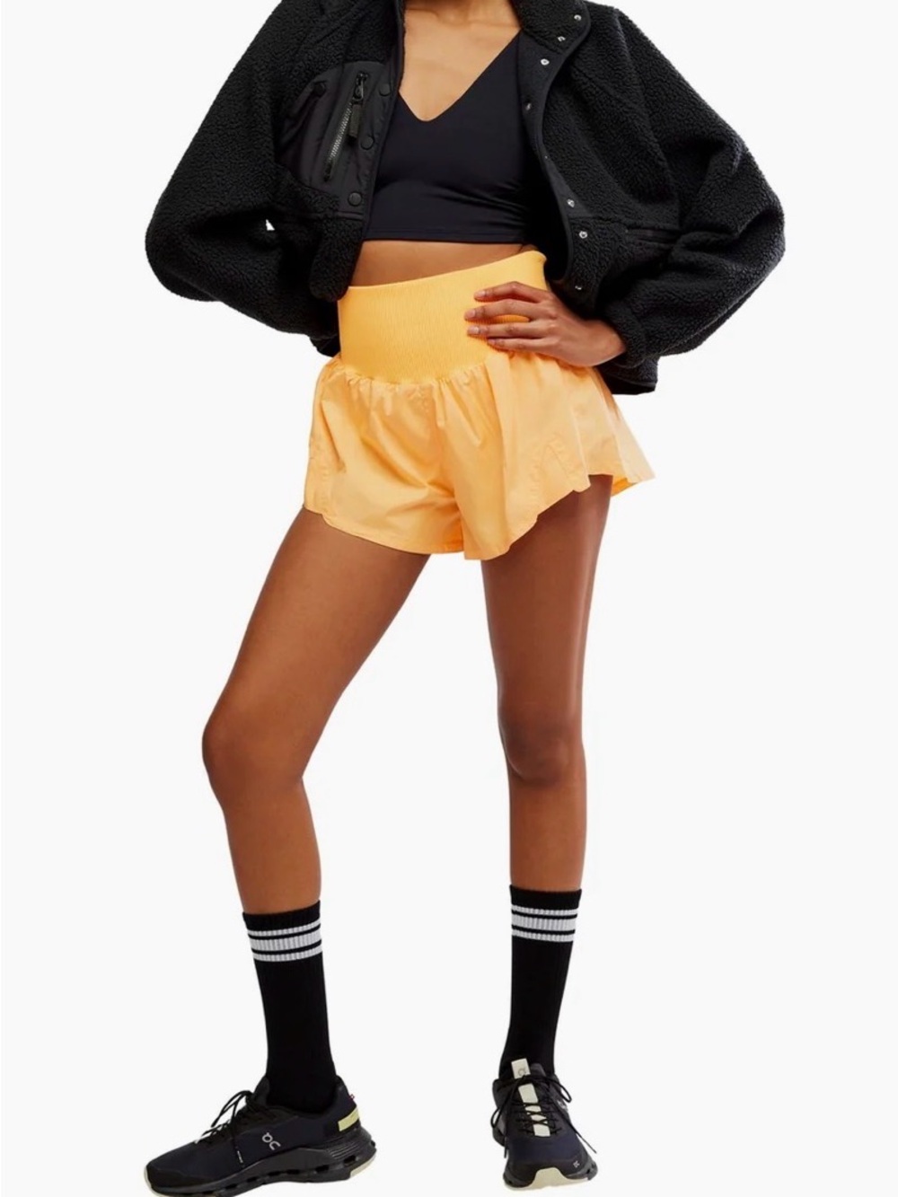 NWT Free People Movement Women’s Carpe Diem High-Waist Active Shorts